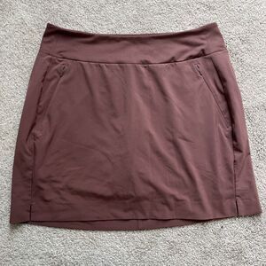 Athleta Soho Skort Womens 8 Pink Mauve Athleisure Pickleball Tennis Golf Stretch